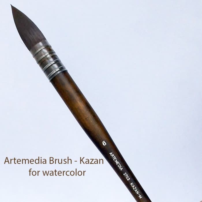

[Promo] Arte Kazan Watercolour Brush M 2703 No 6 Murah