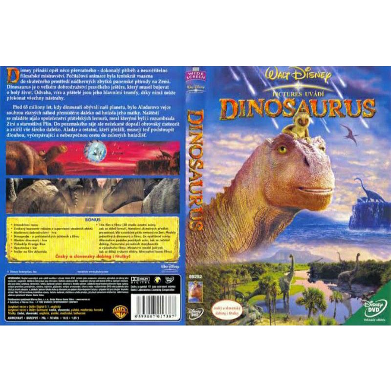 Kaset film animasi : DINOSAURUS