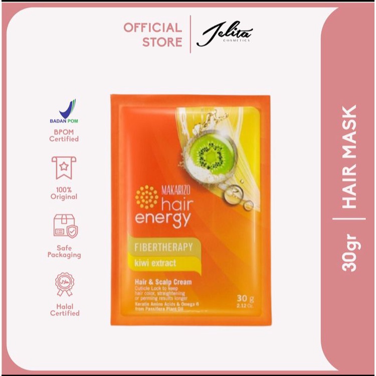 Makarizo Hair Energy Creambath Sachet 30gr