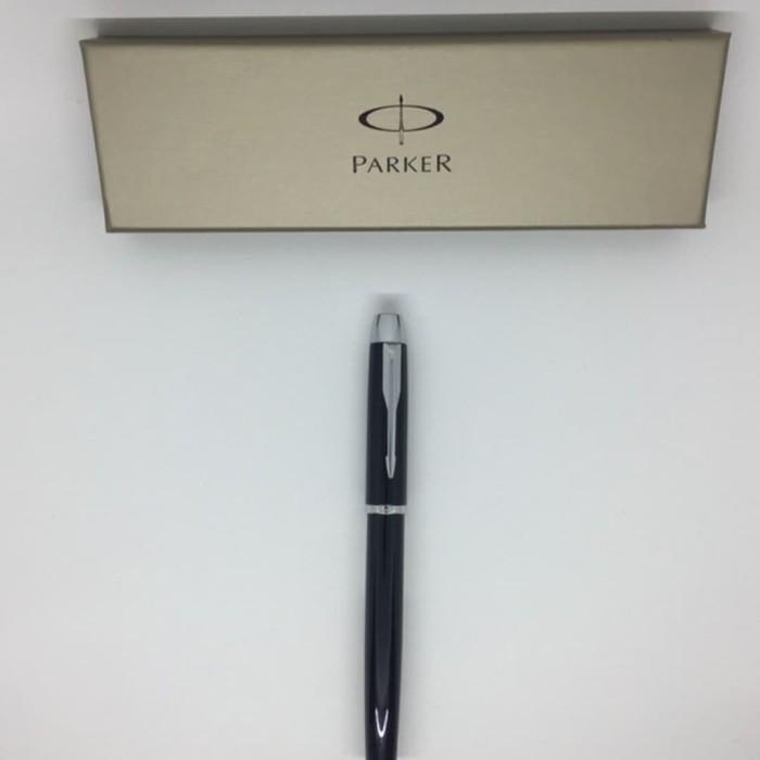 

Pulpen Parker IM Roller Ball LQ Black Crome Trim Klip Silver Original