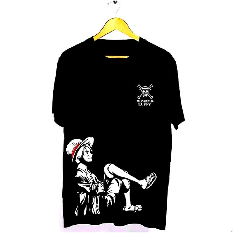 Jual Kaos One Piece Monkey D Luffy Kaos Jepang Motif Luffy Bajak Laut