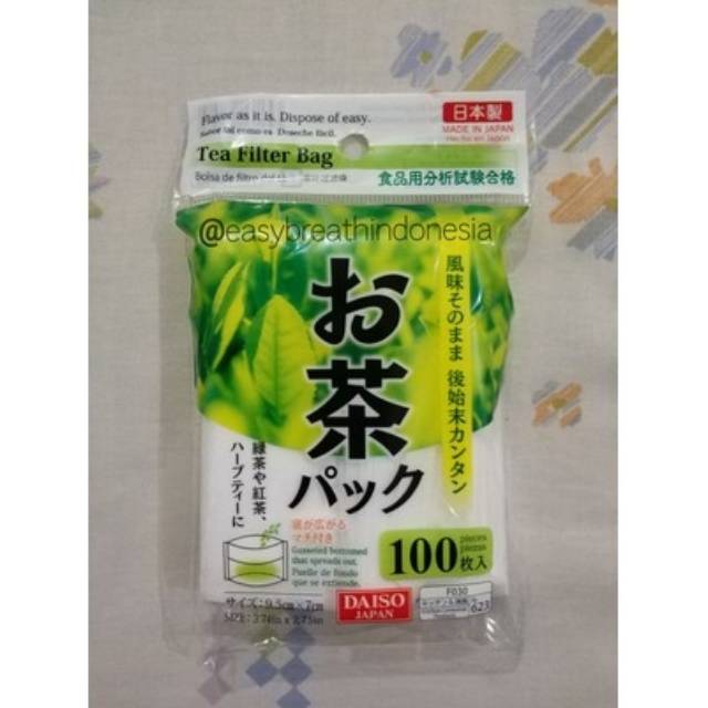 Jual Daiso Tea Bag Filter / Saringan Teh / Kantong Teh Shopee Indonesia