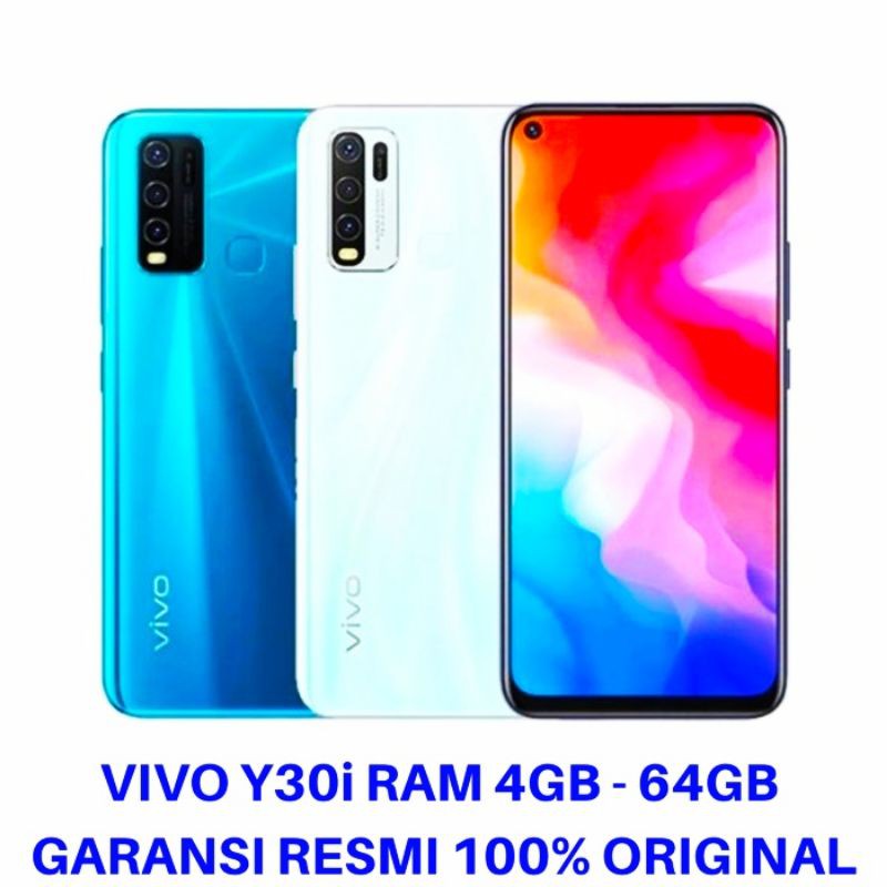 VIVO Y30i RAM 4GB - 64GB GARANSI RESMI BY VIVO - Biru murah