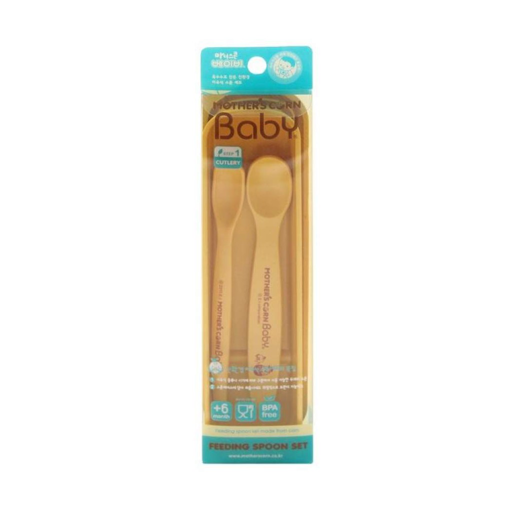 Mothers corn mother's corn Feeding Spoon Set sendok makan bayi case