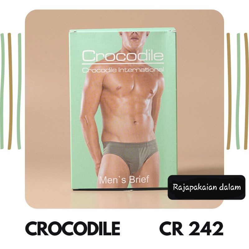 Celana dalam pria Crocodile 242 Harga 3PCS