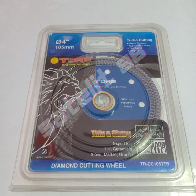 DIAMOND WHEEL TURBO 4" TORA/ MATA PISAU POTONG KERAMIK GRANIT
