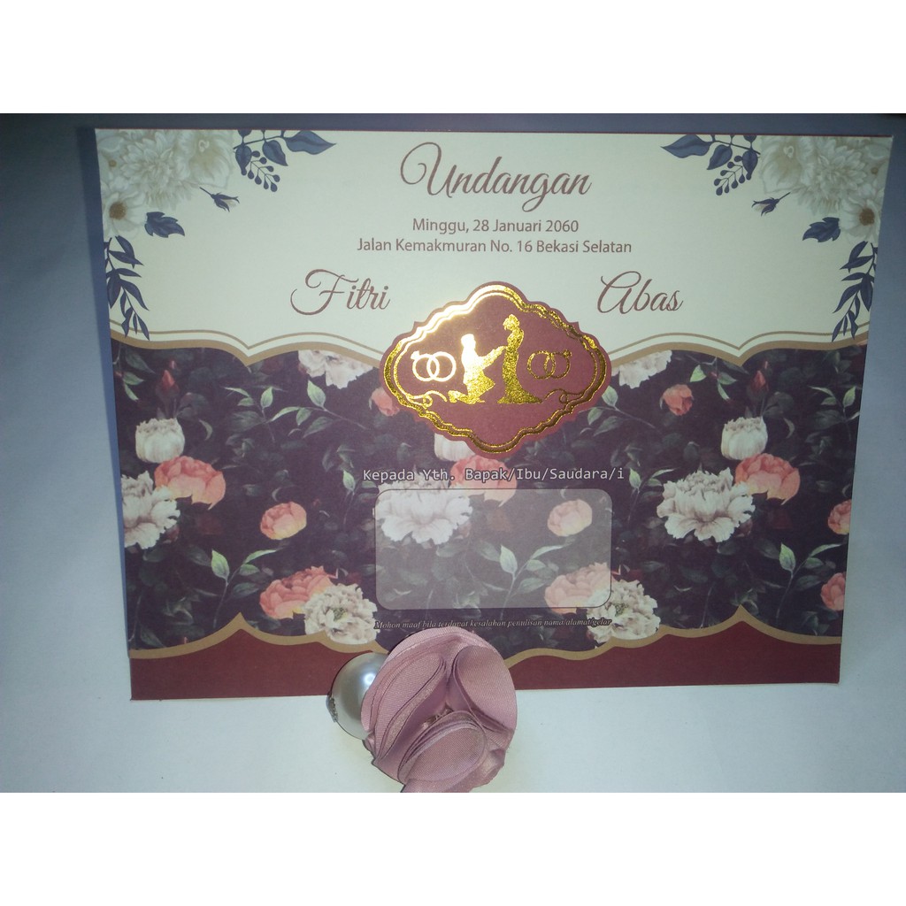 Undangan pernikahan MC-09