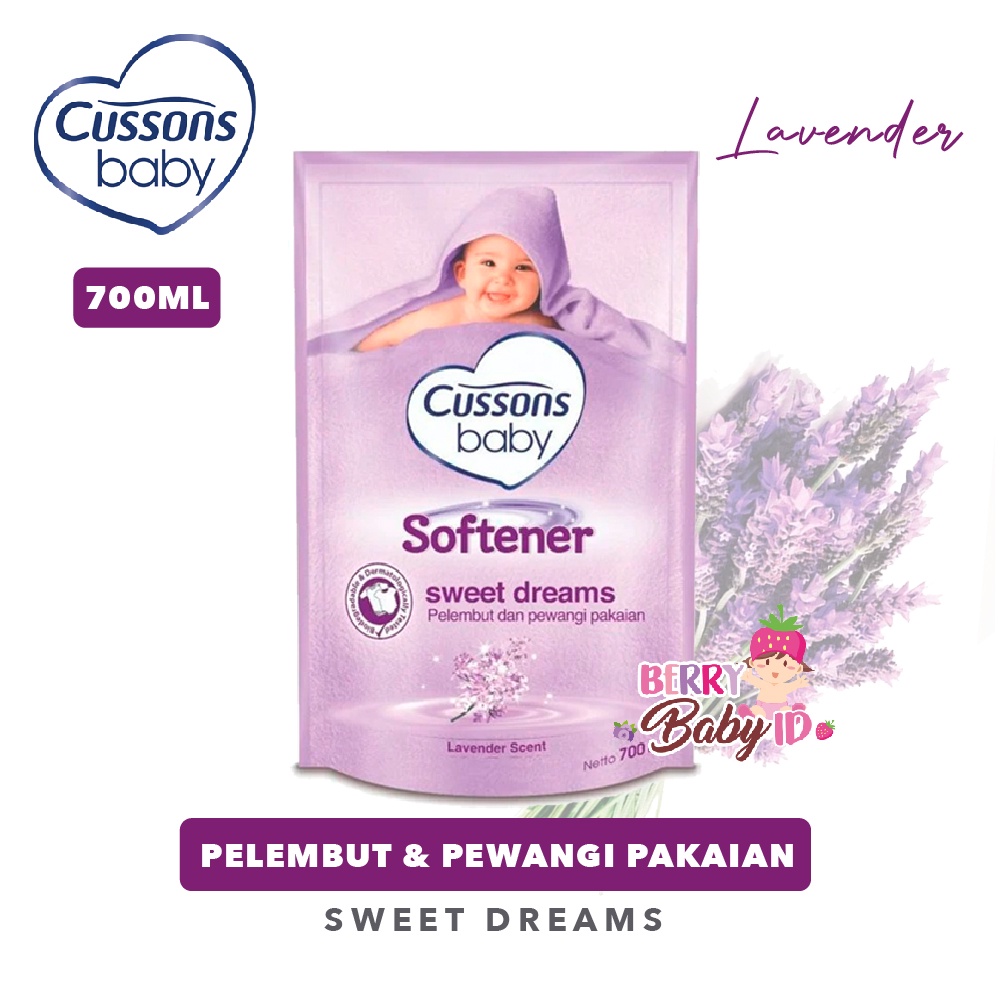 Cussons Baby Pelembut dan Pewangi Pakaian Bayi Softener Refill 700 ml Berry Mart