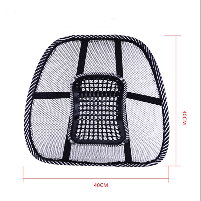 SANDARAN PENYANGGA PUNGGUNG PINGGANG KURSI JOK MOBIL MESH BACK SUPPORT