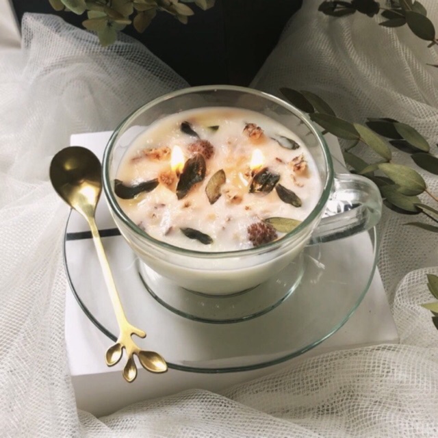 

Flower Teacup / Scented Wax / Scented Candle / Birthday Gift / Anniversary Gift / Souvenir / Hadiah