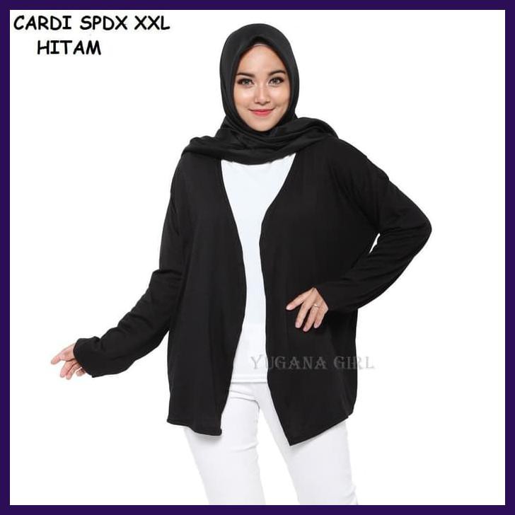 BAJU CARDIGAN WANITA MURAH / LONG CARDIGAN RAJUT POLOS /CARDIGAN KOREA - HITAM