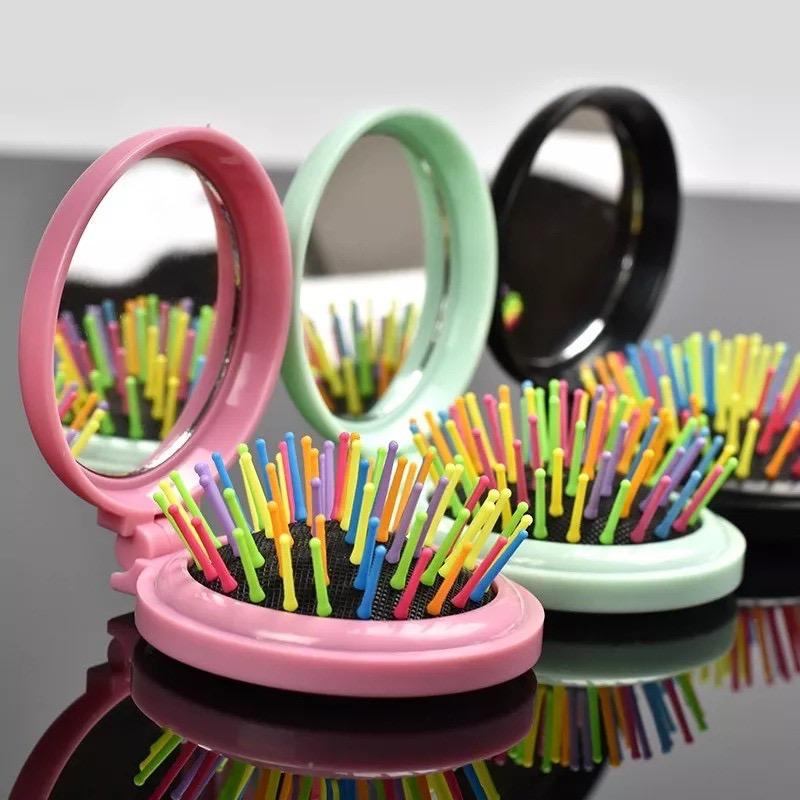 Sisir Unicorn Portable Lipat Dengan Kaca Pergi