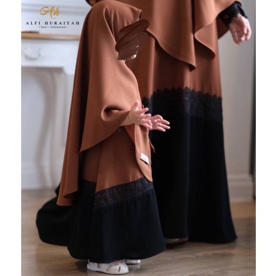 ALFI HURAIYAH CAMELIA KIDS Gamis Anak Set Bahan Lily Luxury