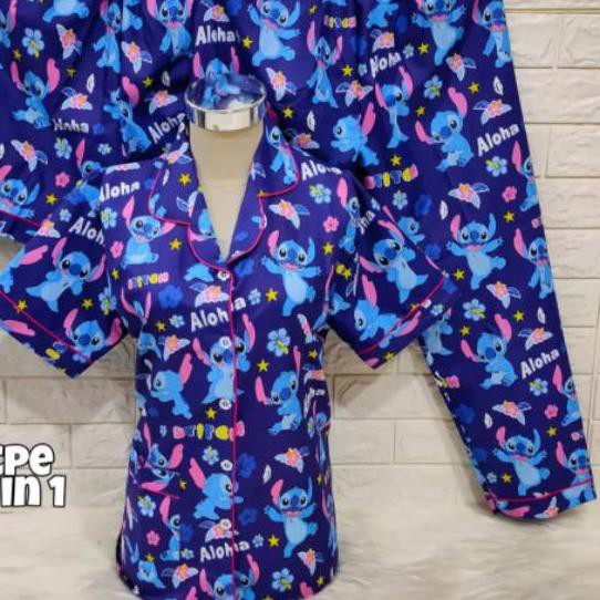 ✫ Alvaro Outlet Piyama 3in1 LILO&STITCH / Fit To XL ☏