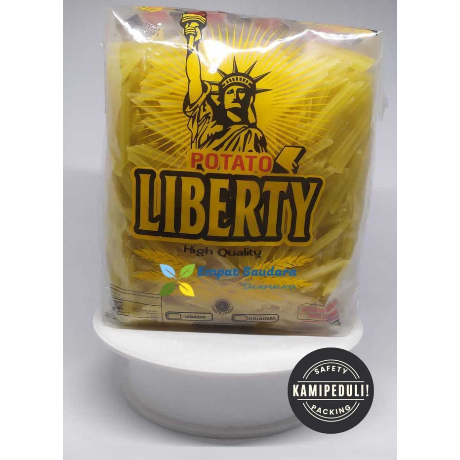 

(POTATO LIBERTY) KERUPUK KENTANG MENTAH MERK LIBERTY KEMASAN 1 KG