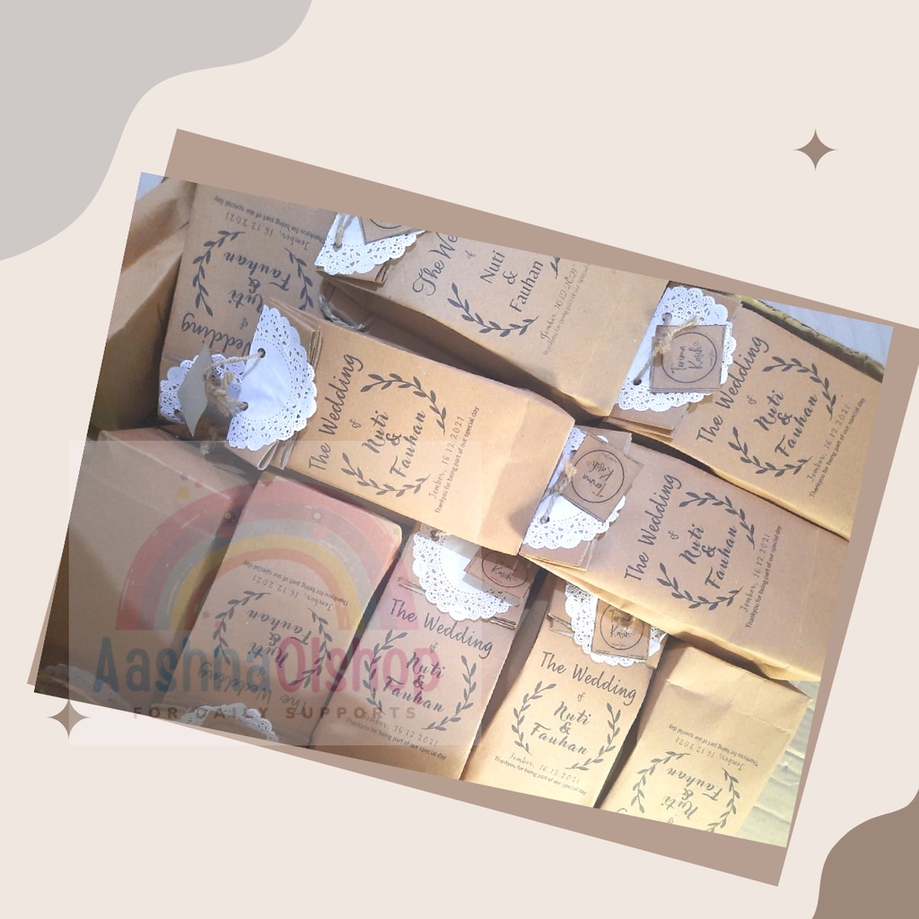 souvenir custom I paper bag murah I souvenir jember