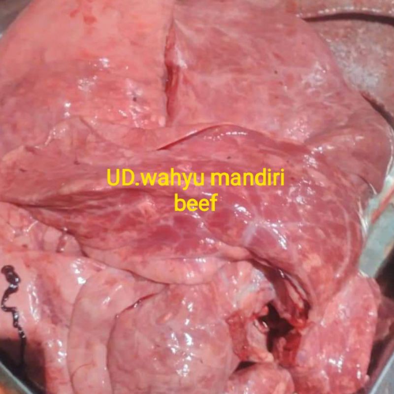 

paru sapi/lung - 500gram