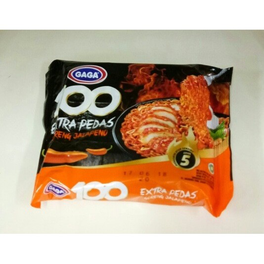 

MIE GAGA EXTRA PEDAS KUAH 75g / MIE GAGA 100 EXTRA PEDAS / MIE GAGA EXTRA PEDAS/GAGA 100 EXTRA PEDAS