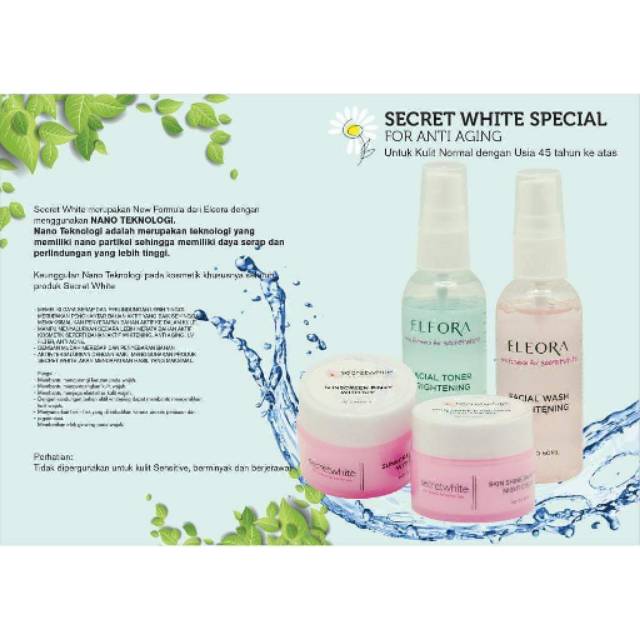 ELEORA SECRET WHITE ANTI AGING