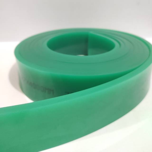 Karet Rakel Sablon Kotak Hijau 7MMX50MM 75A Per CM