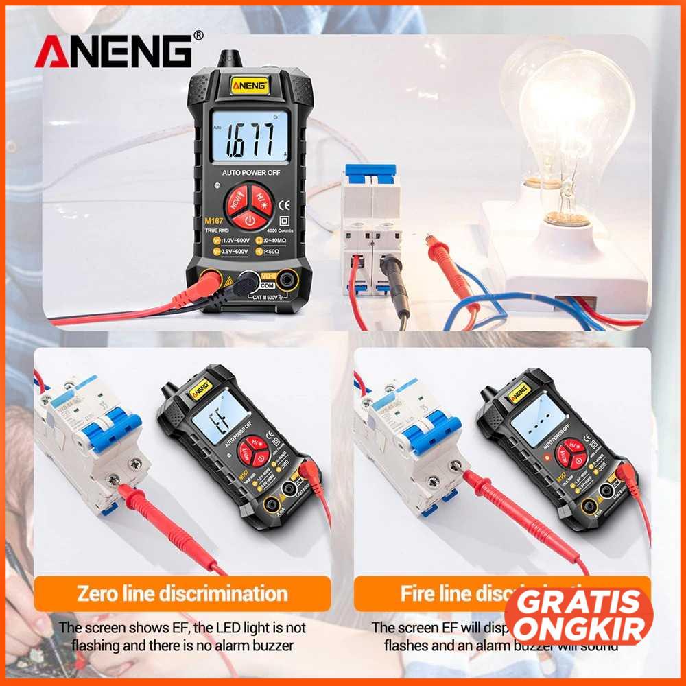 Multimeter Digital True RMS Voltage Tester - M167