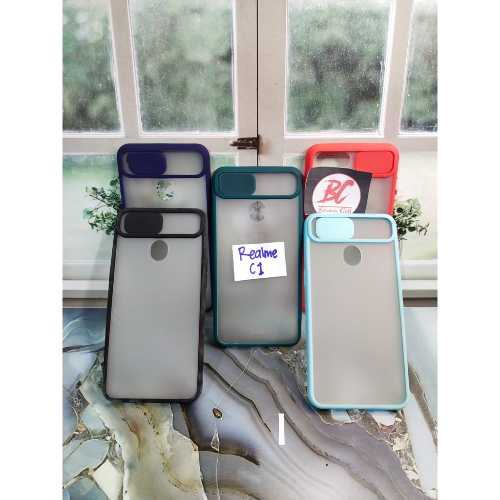 REALME C1, REALME C3, REALME 5/5I - CASE SLIDE PROTECTION CAMERA CASE SLIDING KAMERA REALME - BC