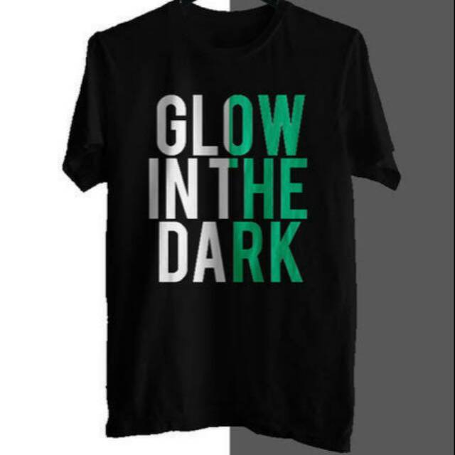 Kaos Custom Glow In The Dark
