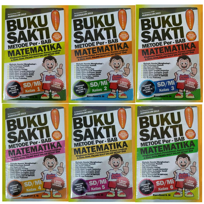 

Paket Buku Sakti Metode Per-BAB Matematika SD MI Kelas 1 2 3 4 5 6 Kurikulum 2013 - Romdhoni S