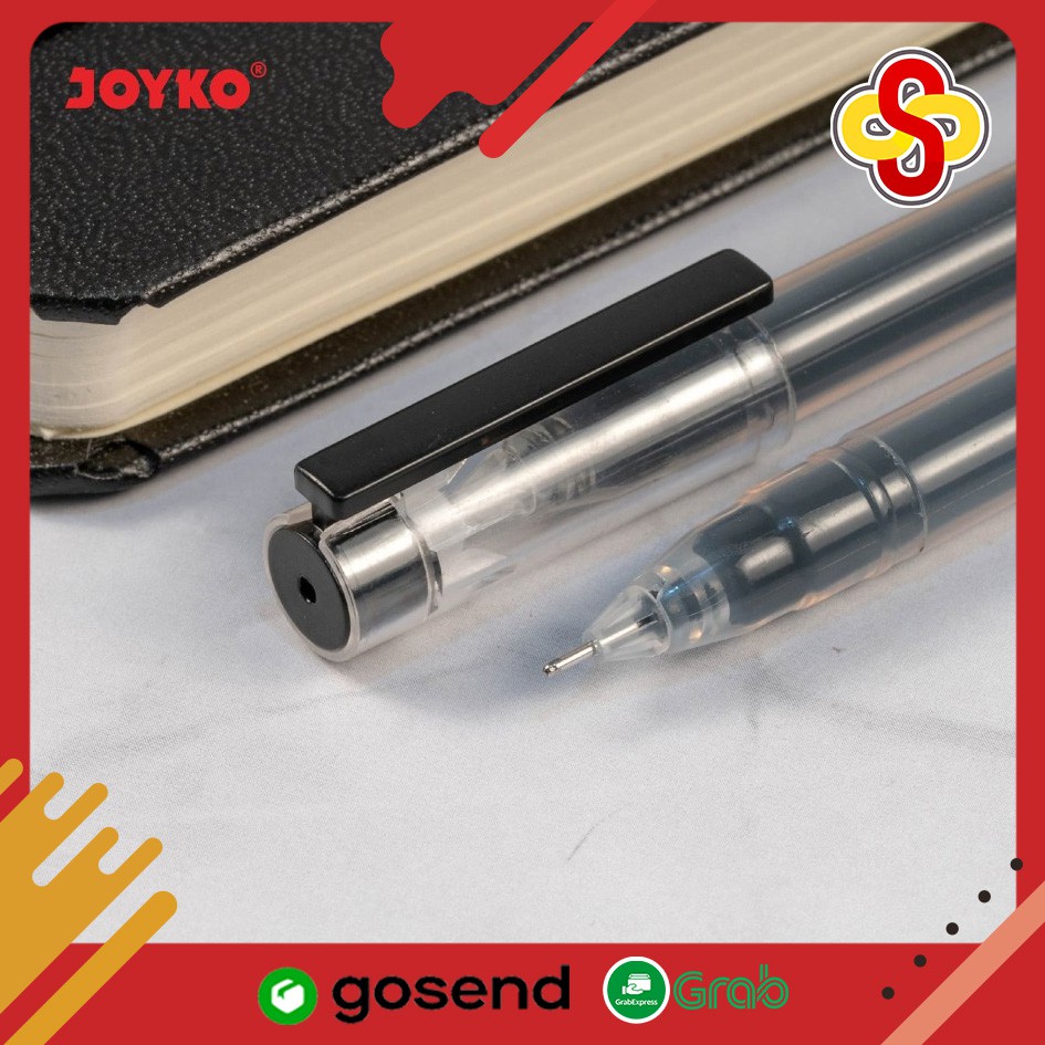 Pulpen Gel Joyko GP-330 0.5 Hitam