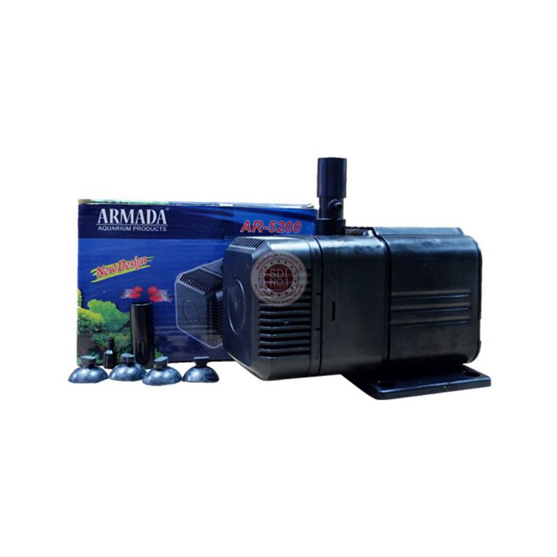 Aquarium kolam ikan pompa celup water pump armada ar 5200