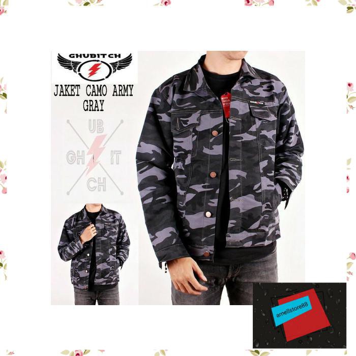 Jaket Pria parasut parka gunung SEMI PARKA LORENG semi parka parka WE17