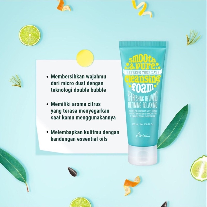 [New] Ariul Smooth &amp; Pure Cleansing Foam 100 ml