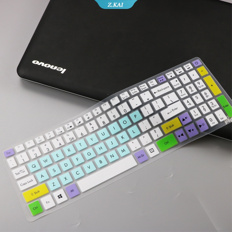 Stiker Pelindung Keyboard Bahan Silikon Warna Pelangi Untuk Acer Nitro 5 AN515 AN515-53 AN515-51 AN515-52 Predator Helio 5003 Zs