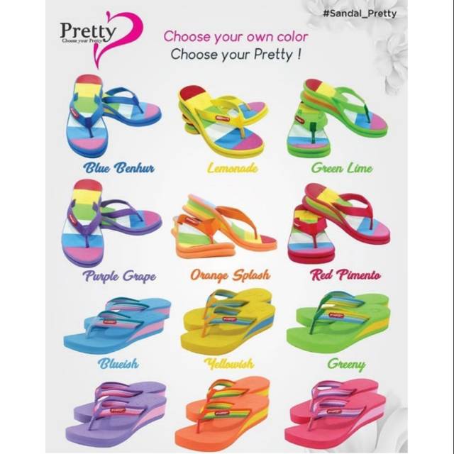 Sandal wanita Pretty by. Sancu