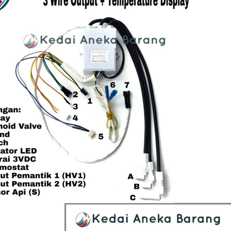 Module Modul Ignition Igniter Pemantik Gas LPG Water Heater FHS-L1 FHS L1 3V 3VDC