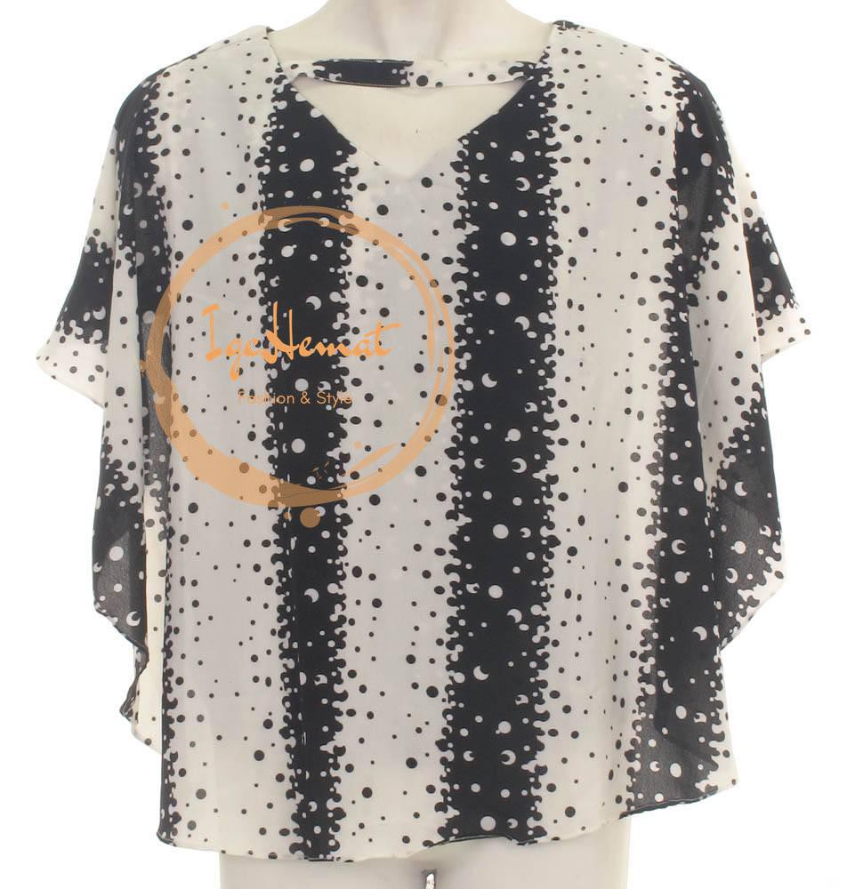 ATASAN CHIFFON PEREMPUAN NATHANIAH[T10329]