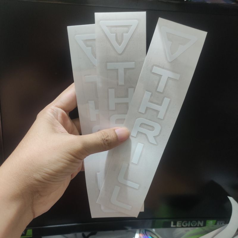 Stiker thril custom untuk sepeda