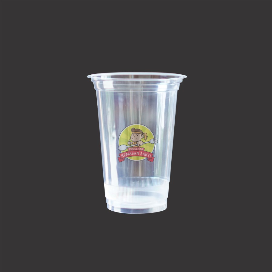 Gelas Cup Plastik 10 12 14 16 oz / Gelas Cup Plastik oz Terlaris Puspan/Starglas