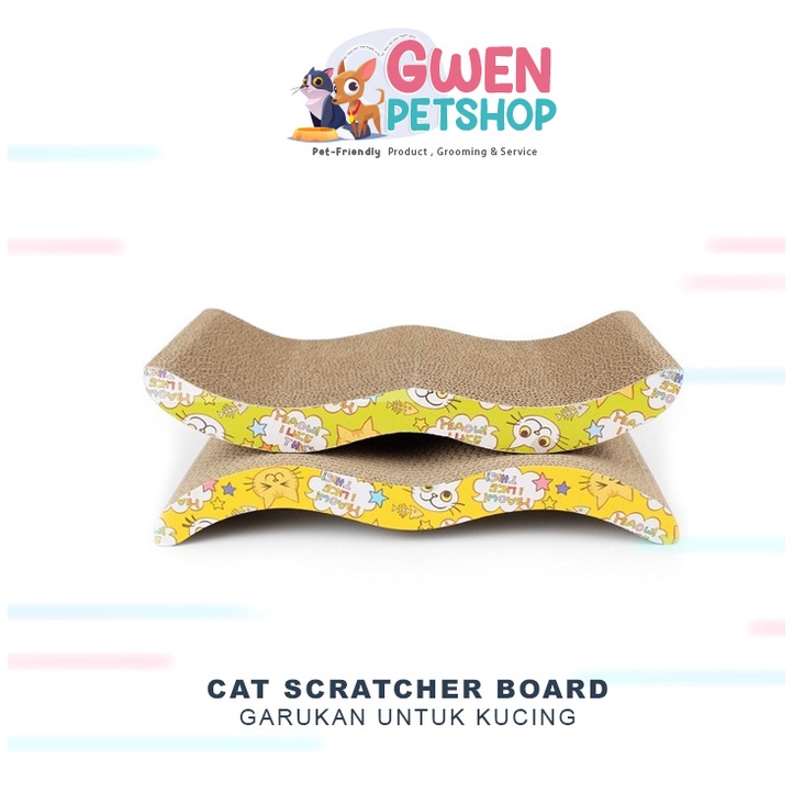 Cat Scratcher - Mainan Kucing , Garukan Kucing