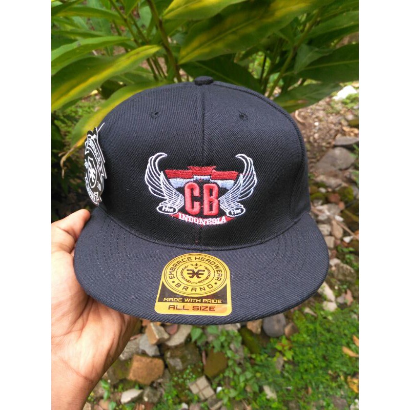Topi CB INDONESIA - topi snapback bordir gaya hiphop.