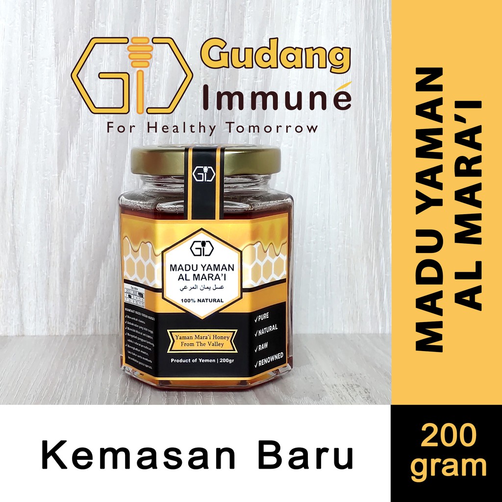 

Madu Yaman Mara'i 200 gram - Madu Murni - Madu Arab - Gudang Immune