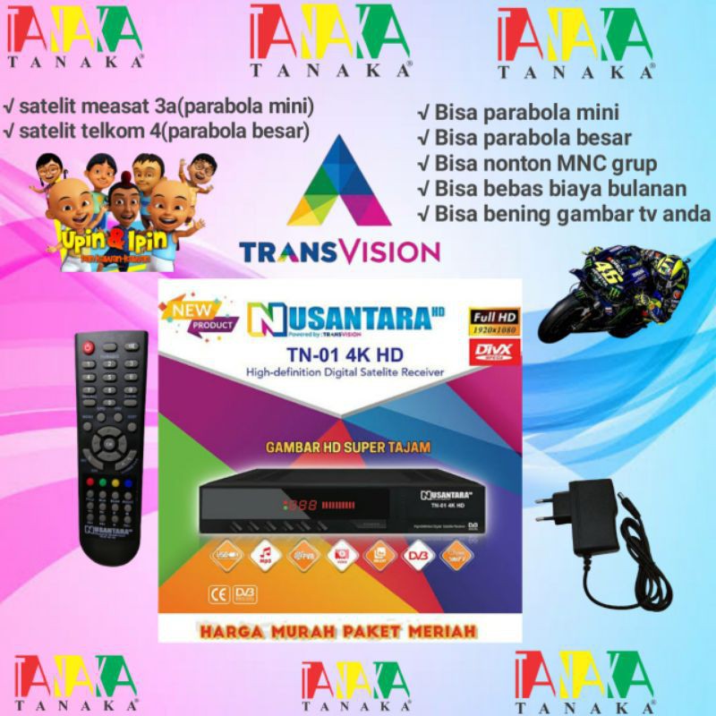 Receiver parabola Transvision nusantara hd