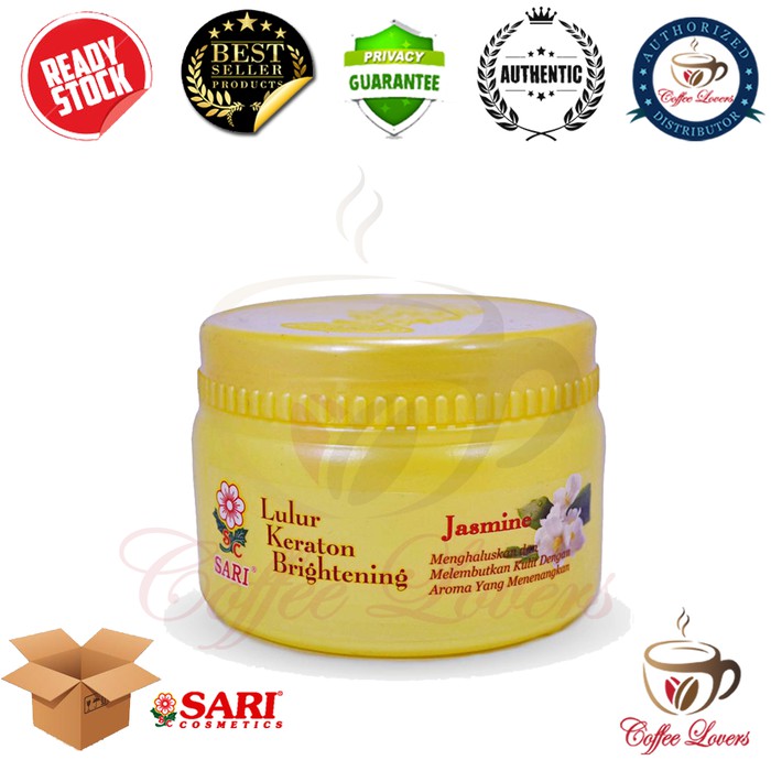 

SARI COSMETICS LULUR KERATON BRIGHTENING JASMINE POT JAR 250 GR