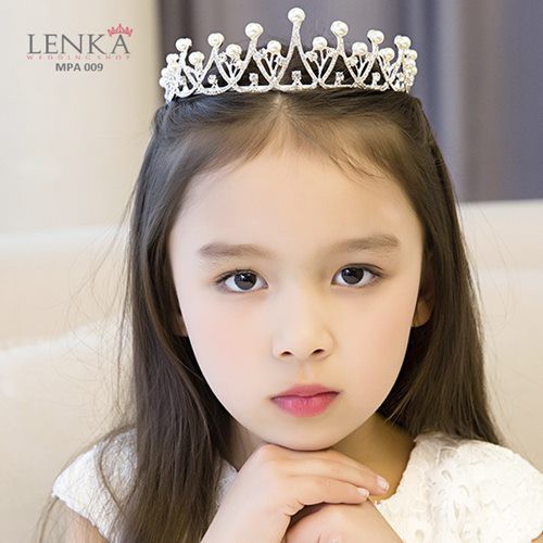 (SIAP KIRIM) AKSESORIS MAHKOTA RAMBUT PESTA CROWN ANAK PEREMPUAN MPA009