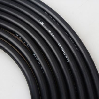 Kabel AWG 12 12AWG AWG12 Hitam (10cm)