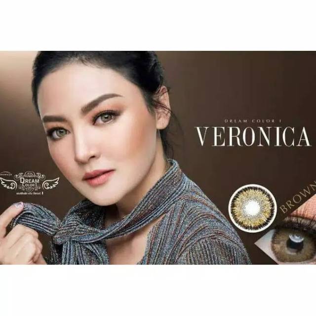 Softlens VERONICA Dream Color 1 / Soflen Veronica Dreamcolor / Softlen Dreamcolor Kemasan Botol Kaca