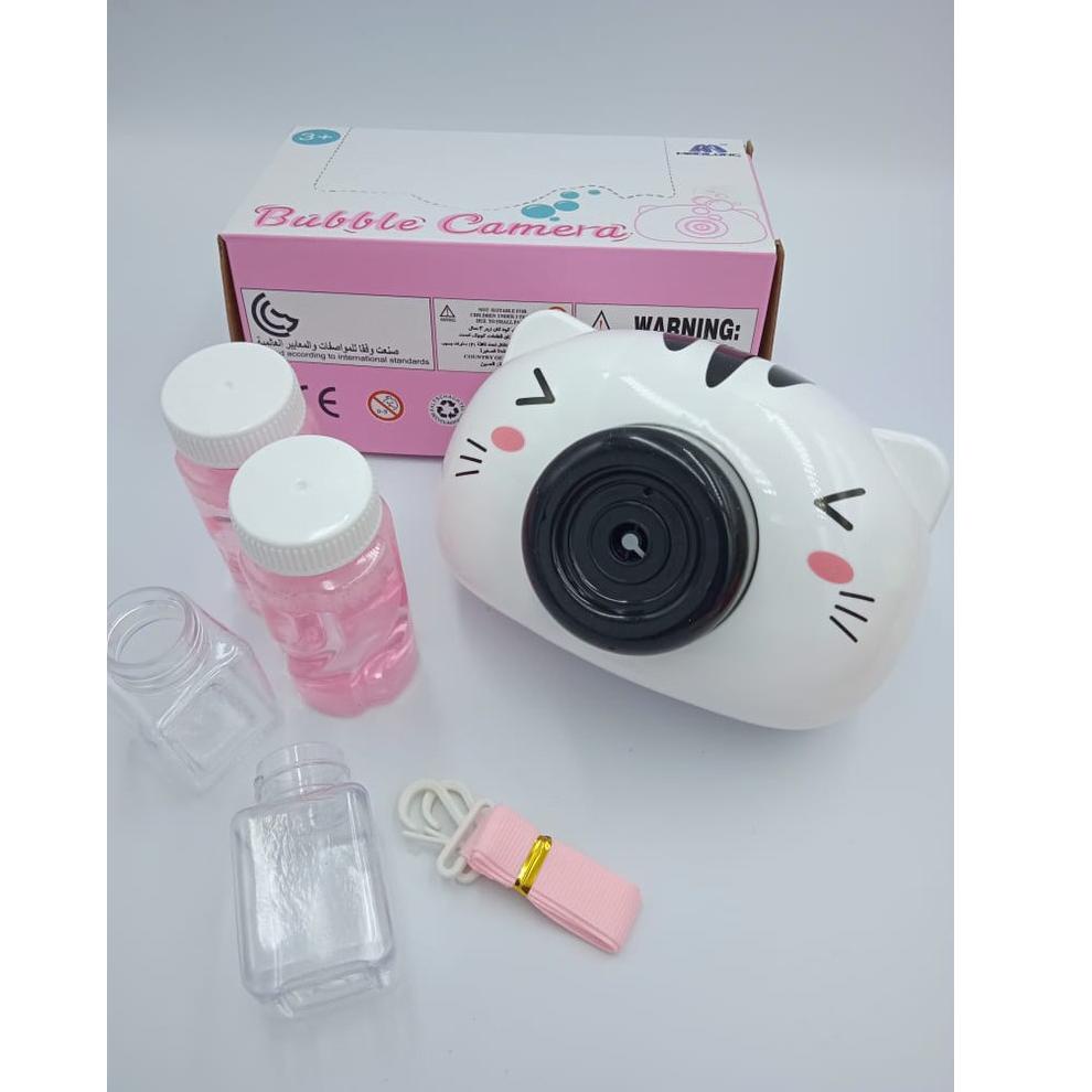 Q1S0 Mainan Camera Bubble  Kamera Gembung Gelembung Elektrik Bubble Spiderman Bubble Hello Kitty HQN