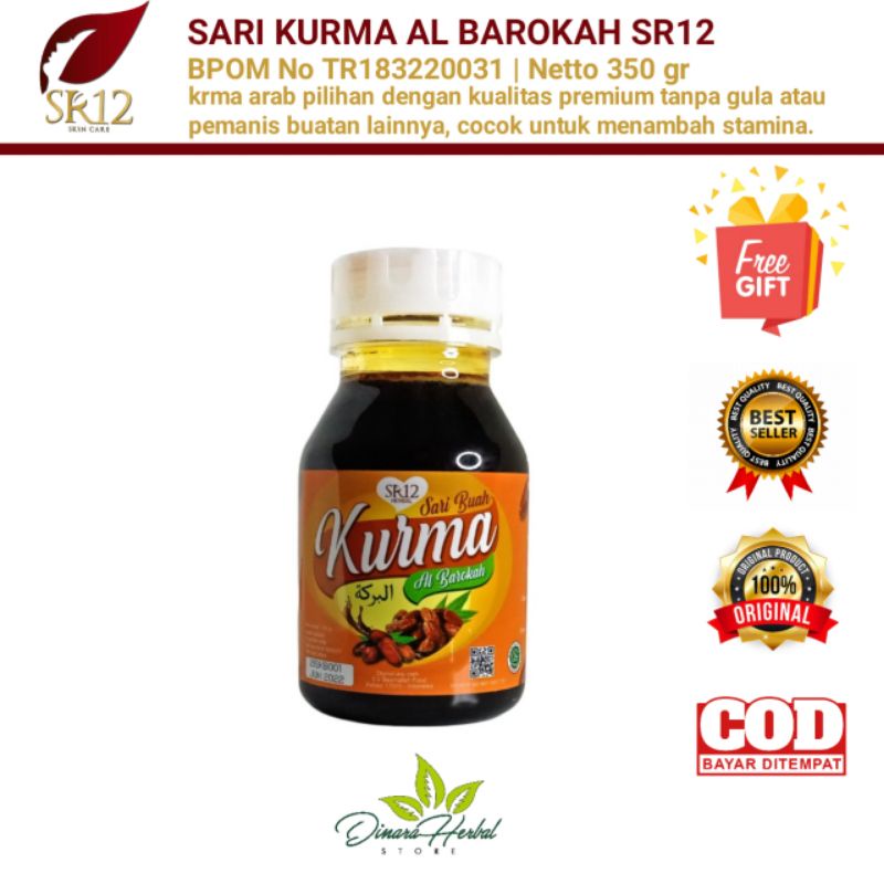 

SR12 SARI BUAH BUAH KURMA AL BAROKAH KURMA ARAB PREMIUM ASLI BPOM ASI BOOSTER ANTI KANKER