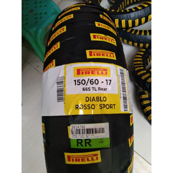 ban motor Sport PIRELLI DIABLO ROSSO SPORT Ukuran 150/70-17 tubeless
