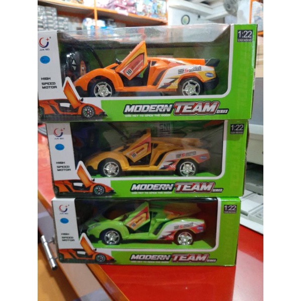 mobil remot modern team series kecil cas dus